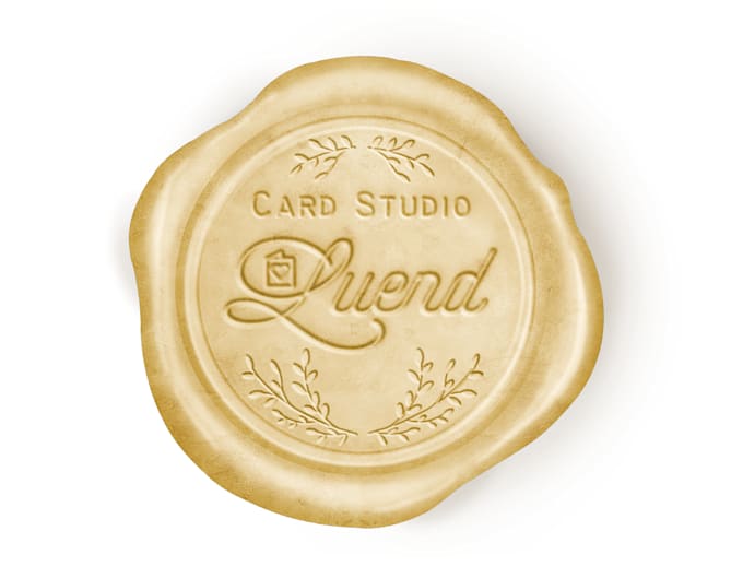 create wax seal design with your logo