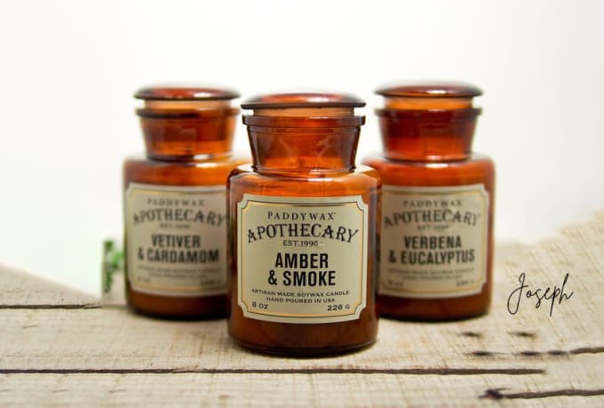 create old apothecary label design