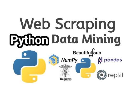 do python web scraping data mining or python coding