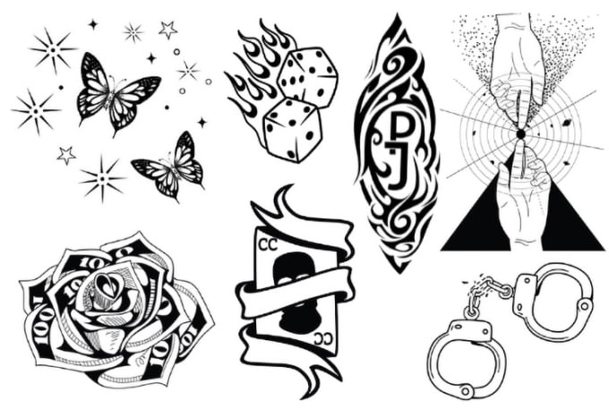 220 Dice Tattoo Designs with Meanings 2023 Traditional DnD ideas