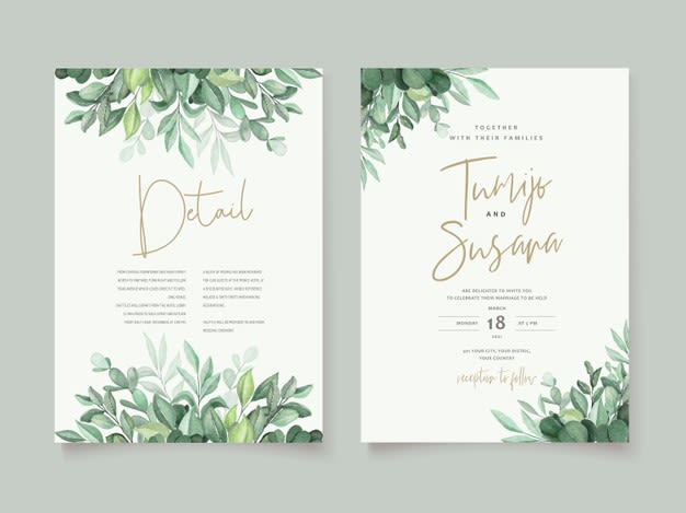 design a wedding invitation package