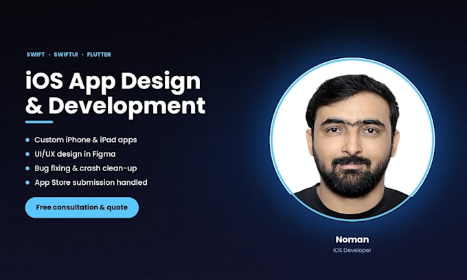 do ios app development and mobile app development in swift and swiftui