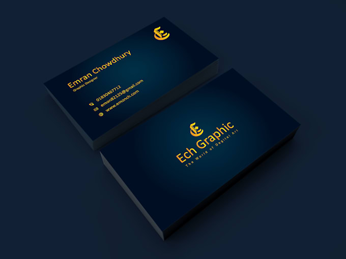 design professional and luxury business card