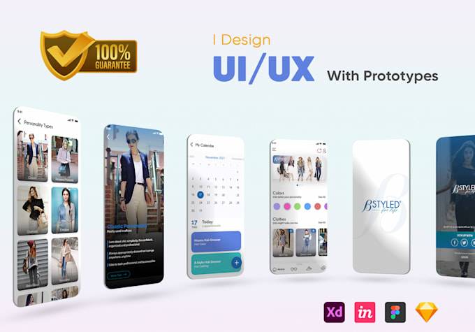 Do responsive website ui ux and design prototypes by Yasirrao123 | Fiverr