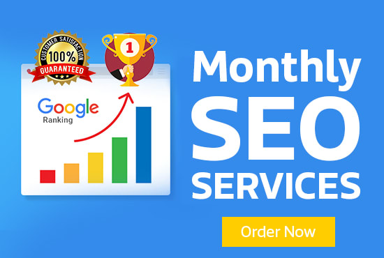 provide monthly  SEO service