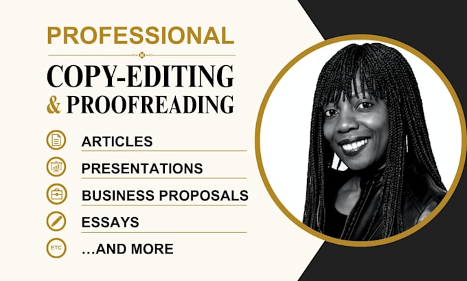 professionally proofread your document or article