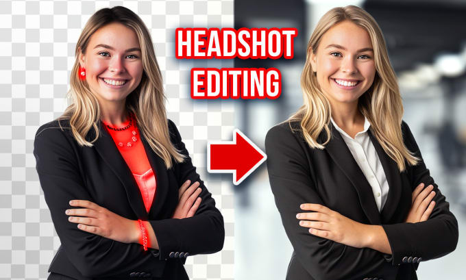 retouch your headshot photo for linkedin CV and social media
