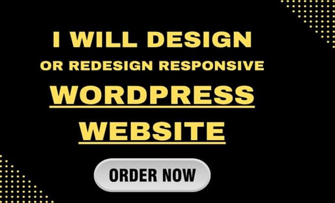 design or redesign responsive wordpress website