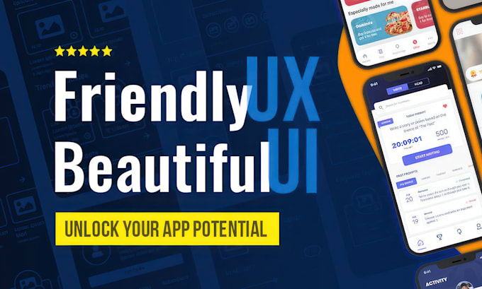 I will provide best quality mobile app UI UX design