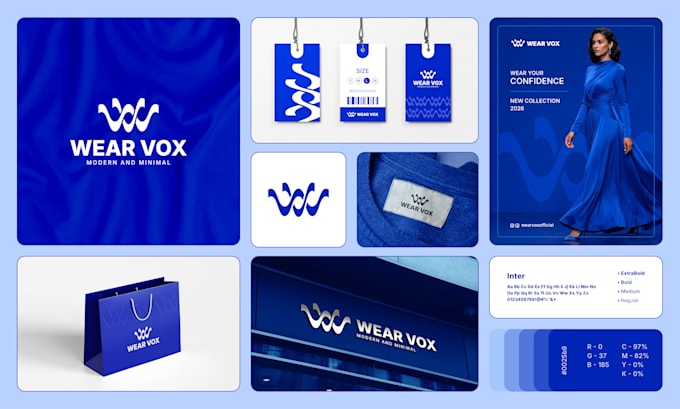 do modern minimalist business logo design for your brand