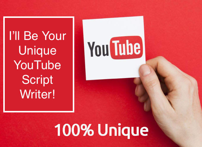 Hire a freelancer to be your unique youtube script writer