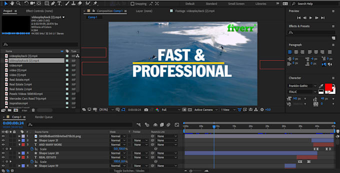 do professional video editing and short video ads