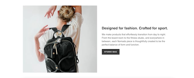 build dynamic sections on custom pages