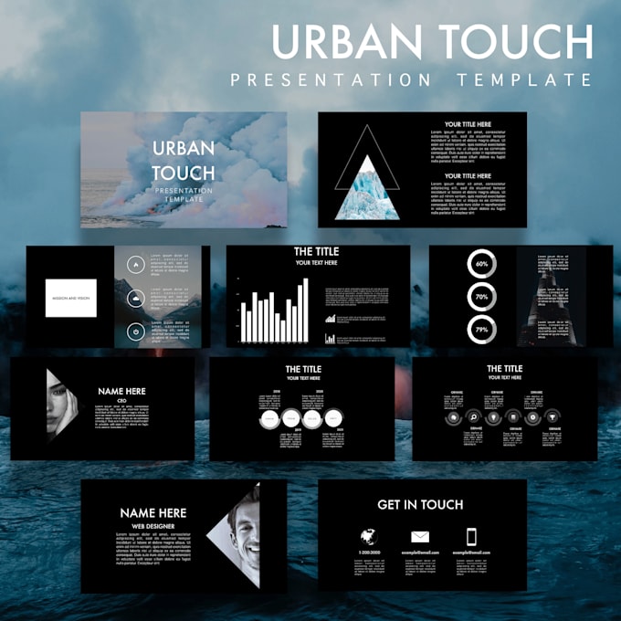 write and design investor pitch deck presentation in powerpoint