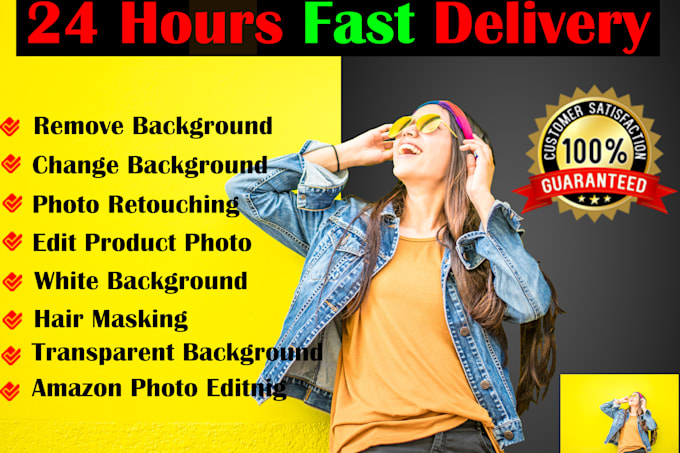 do photoshop editing and background removal