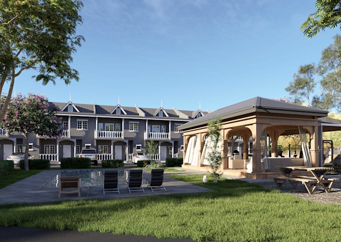 do sketchup 3d model architecture interior exterior realistic rendering