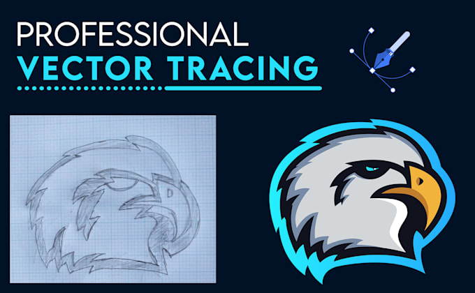 vectorize and redesign your logo, sketch, or image