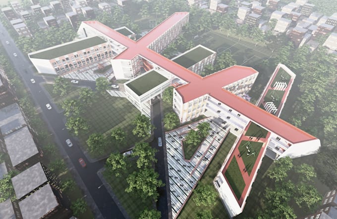 make a stunning architectural 3d visualization