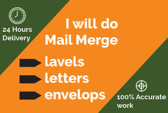 Do Mail Merges For Address Labels Letters And Envelopes By Adwords2expert Fiverr 1141