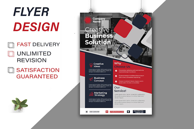 any creative flyer design