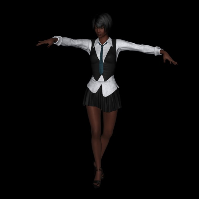 Create Fully Rigged 3d Model By Art Africa