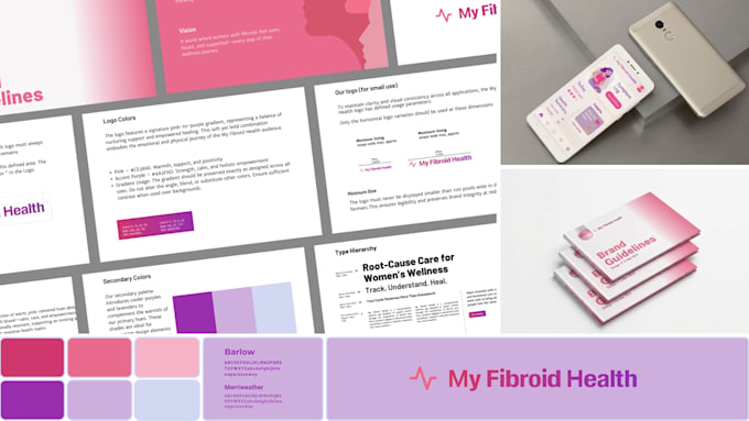 develop cohesive brand kit or brand guideline