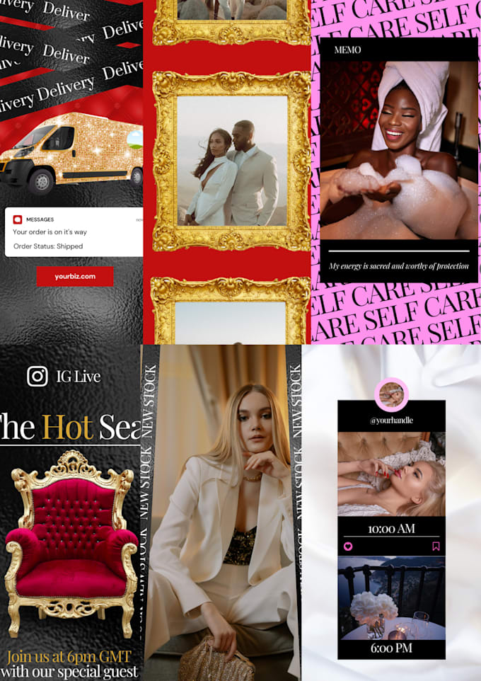 create 100 stunning instagram stories
