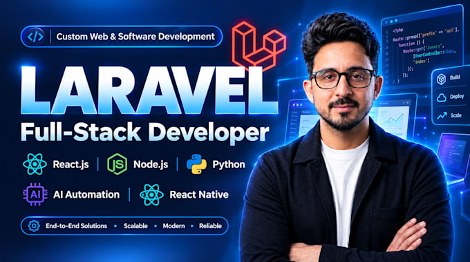 develop your laravel web application and fix laravel bugs
