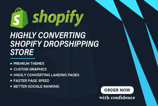 design a high converting dropsipping shopify store or web