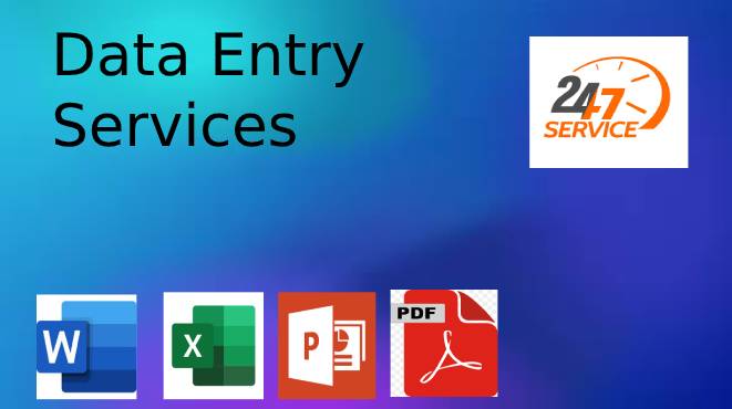 be your virtual assistant for data entry