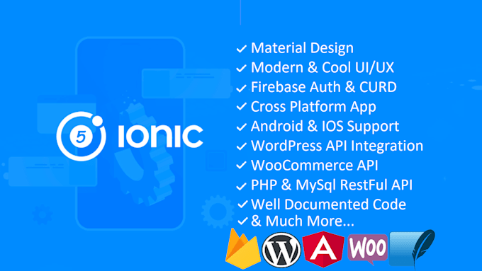 design and develop ionic angular hybrid app for android and ios