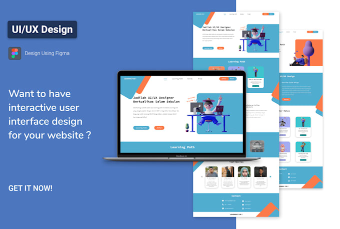 Design an awesome and user friendly ui ux for your website by Rpazfs ...
