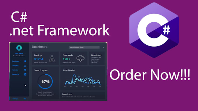 Build your desktop application in c sharp by Stiaanvictor | Fiverr