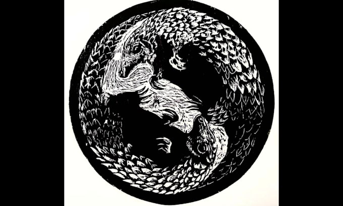 create a custom print linocut