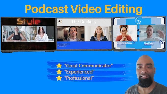 professionally edit your podcast video