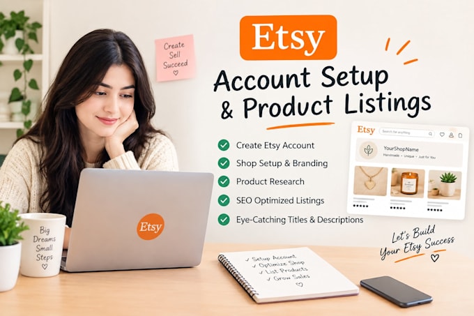 setup your etsy drop shipping store with demanding products