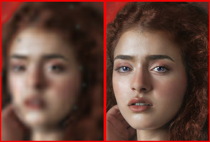 enhance photo, sharpen repair restoration, upscale low quality photos editing