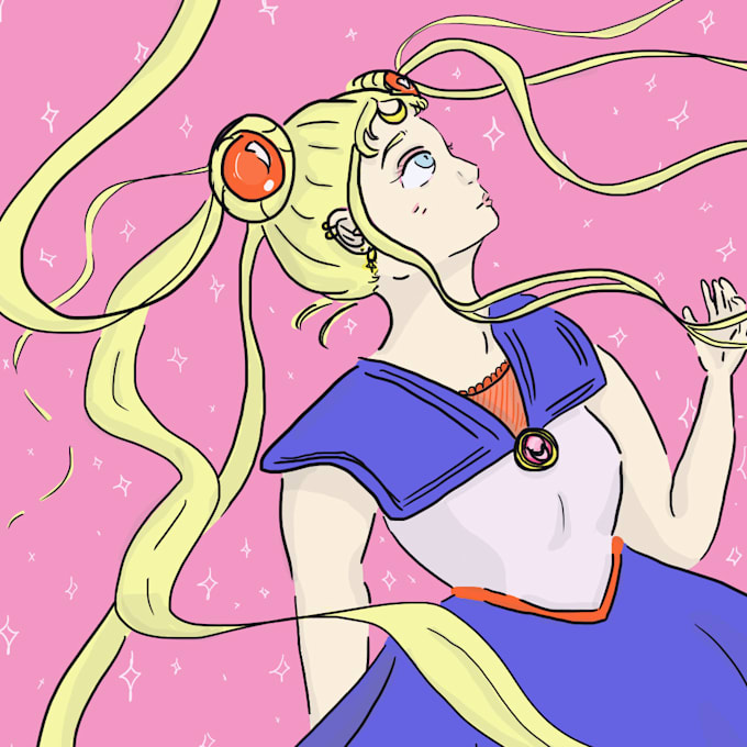 digitally draw a character at your request