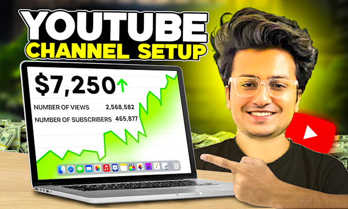 create and setup youtube channel