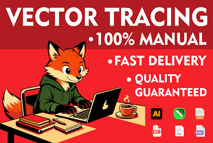 convert your illustration or image to clean vector manually