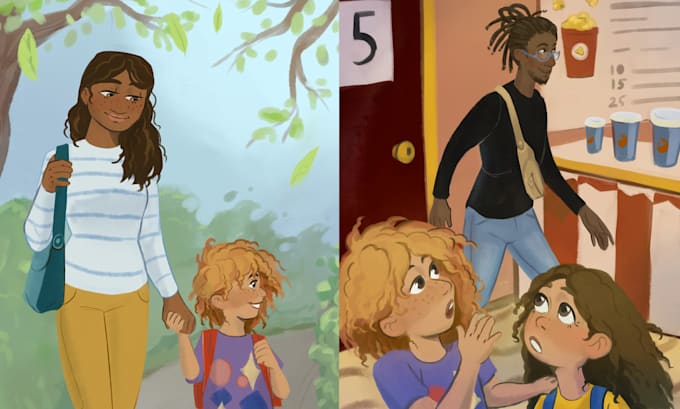 design and illustrate a book for children