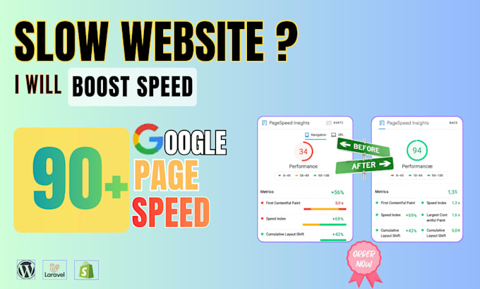 improve website pagespeed score on google pagespeed insights and gtmetrix