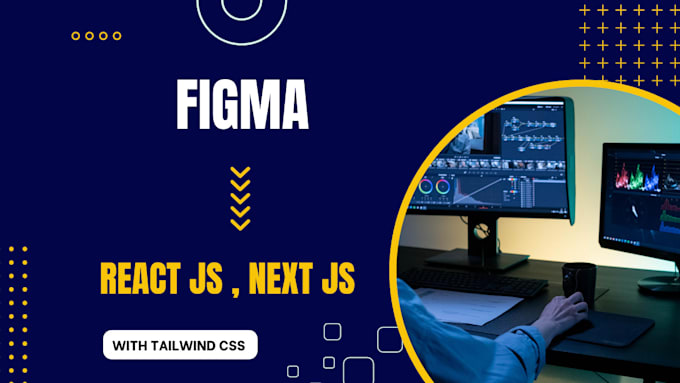 Convert landing page figma to react js and next js with tailwind css by ...