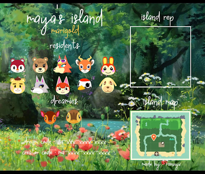 New Horizons Animal Crossing Map Creator Acnh Custom Map Layout Design