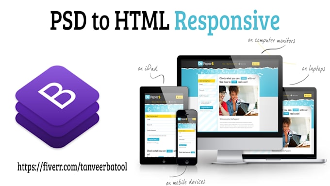 Do quick frontend development using bootstrap with in 1 day by ...
