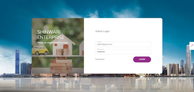 design your website in angular
