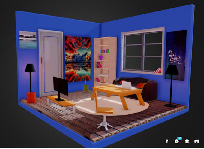 Create 3d models and games using blender and unity by Nijatmursali | Fiverr