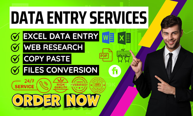 do data entry and copy paste work in 24 hours