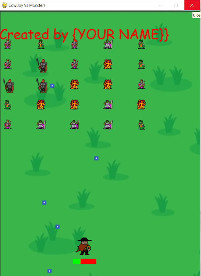 Create game using pygame library of python by Jashansingh113 | Fiverr