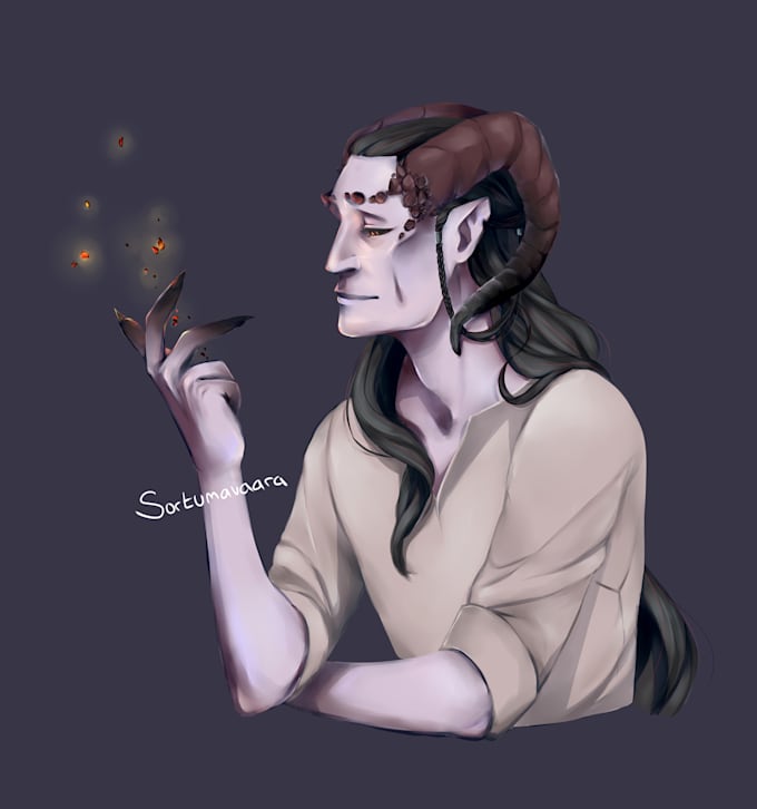 digitally paint your character